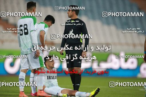 1549235, Tehran, , لیگ برتر فوتبال ایران، Persian Gulf Cup، Week 10، First Leg، Esteghlal 2 v 0 Aluminium Arak on 2021/01/04 at Azadi Stadium