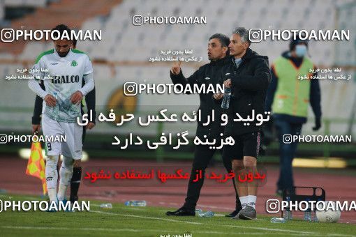 1549488, Tehran, , لیگ برتر فوتبال ایران، Persian Gulf Cup، Week 10، First Leg، Esteghlal 2 v 0 Aluminium Arak on 2021/01/04 at Azadi Stadium