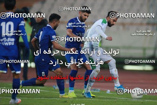 1549498, Tehran, , لیگ برتر فوتبال ایران، Persian Gulf Cup، Week 10، First Leg، Esteghlal 2 v 0 Aluminium Arak on 2021/01/04 at Azadi Stadium