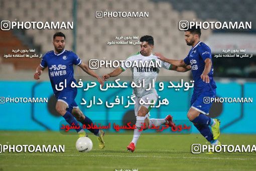 1549487, Tehran, , لیگ برتر فوتبال ایران، Persian Gulf Cup، Week 10، First Leg، Esteghlal 2 v 0 Aluminium Arak on 2021/01/04 at Azadi Stadium