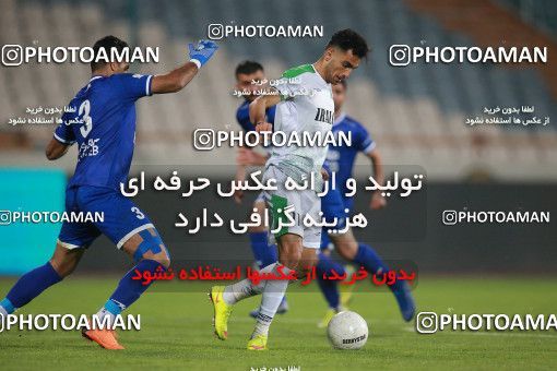 1549585, Tehran, , لیگ برتر فوتبال ایران، Persian Gulf Cup، Week 10، First Leg، Esteghlal 2 v 0 Aluminium Arak on 2021/01/04 at Azadi Stadium
