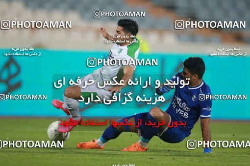 1549493, Tehran, , لیگ برتر فوتبال ایران، Persian Gulf Cup، Week 10، First Leg، Esteghlal 2 v 0 Aluminium Arak on 2021/01/04 at Azadi Stadium