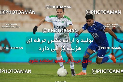 1549515, Tehran, , لیگ برتر فوتبال ایران، Persian Gulf Cup، Week 10، First Leg، Esteghlal 2 v 0 Aluminium Arak on 2021/01/04 at Azadi Stadium