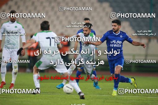 1549513, Tehran, , لیگ برتر فوتبال ایران، Persian Gulf Cup، Week 10، First Leg، Esteghlal 2 v 0 Aluminium Arak on 2021/01/04 at Azadi Stadium