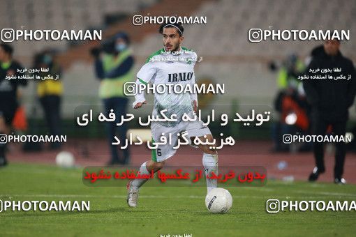 1549537, Tehran, , لیگ برتر فوتبال ایران، Persian Gulf Cup، Week 10، First Leg، Esteghlal 2 v 0 Aluminium Arak on 2021/01/04 at Azadi Stadium