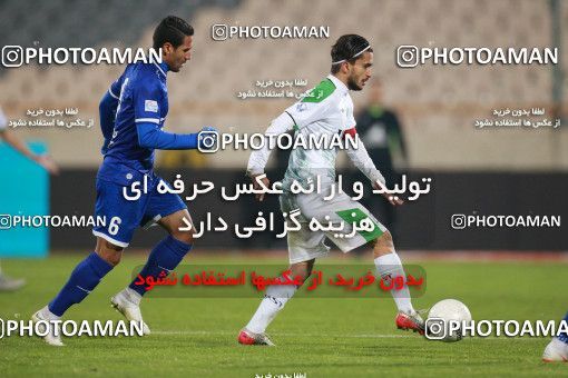 1549444, Tehran, , لیگ برتر فوتبال ایران، Persian Gulf Cup، Week 10، First Leg، Esteghlal 2 v 0 Aluminium Arak on 2021/01/04 at Azadi Stadium