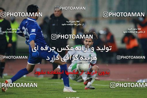 1549556, Tehran, , لیگ برتر فوتبال ایران، Persian Gulf Cup، Week 10، First Leg، Esteghlal 2 v 0 Aluminium Arak on 2021/01/04 at Azadi Stadium