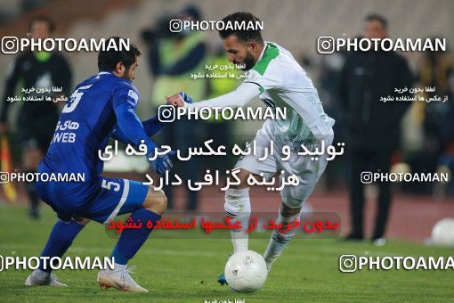 1549592, Tehran, , لیگ برتر فوتبال ایران، Persian Gulf Cup، Week 10، First Leg، Esteghlal 2 v 0 Aluminium Arak on 2021/01/04 at Azadi Stadium