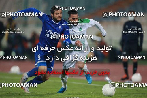 1549545, Tehran, , لیگ برتر فوتبال ایران، Persian Gulf Cup، Week 10، First Leg، Esteghlal 2 v 0 Aluminium Arak on 2021/01/04 at Azadi Stadium