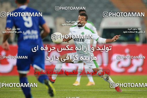 1549519, Tehran, , لیگ برتر فوتبال ایران، Persian Gulf Cup، Week 10، First Leg، Esteghlal 2 v 0 Aluminium Arak on 2021/01/04 at Azadi Stadium