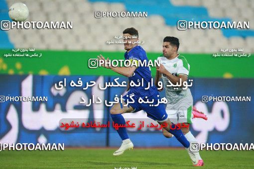1549478, Tehran, , لیگ برتر فوتبال ایران، Persian Gulf Cup، Week 10، First Leg، Esteghlal 2 v 0 Aluminium Arak on 2021/01/04 at Azadi Stadium