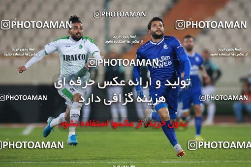 1549527, Tehran, , لیگ برتر فوتبال ایران، Persian Gulf Cup، Week 10، First Leg، Esteghlal 2 v 0 Aluminium Arak on 2021/01/04 at Azadi Stadium