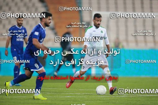 1549540, Tehran, , لیگ برتر فوتبال ایران، Persian Gulf Cup، Week 10، First Leg، Esteghlal 2 v 0 Aluminium Arak on 2021/01/04 at Azadi Stadium