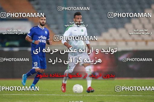 1549737, Tehran, , لیگ برتر فوتبال ایران، Persian Gulf Cup، Week 10، First Leg، Esteghlal 2 v 0 Aluminium Arak on 2021/01/04 at Azadi Stadium