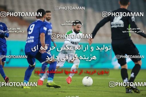 1549638, Tehran, , لیگ برتر فوتبال ایران، Persian Gulf Cup، Week 10، First Leg، Esteghlal 2 v 0 Aluminium Arak on 2021/01/04 at Azadi Stadium