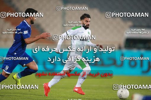 1549651, Tehran, , لیگ برتر فوتبال ایران، Persian Gulf Cup، Week 10، First Leg، Esteghlal 2 v 0 Aluminium Arak on 2021/01/04 at Azadi Stadium