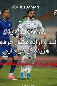 1549740, Tehran, , لیگ برتر فوتبال ایران، Persian Gulf Cup، Week 10، First Leg، Esteghlal 2 v 0 Aluminium Arak on 2021/01/04 at Azadi Stadium