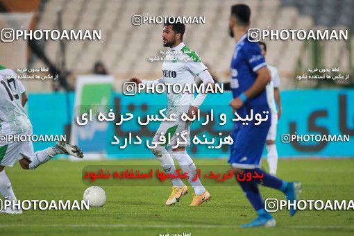 1549677, Tehran, , لیگ برتر فوتبال ایران، Persian Gulf Cup، Week 10، First Leg، Esteghlal 2 v 0 Aluminium Arak on 2021/01/04 at Azadi Stadium