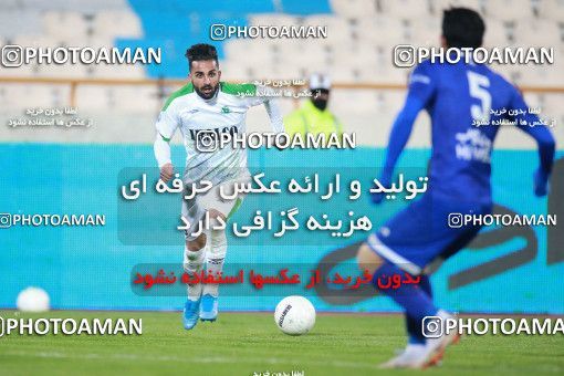 1549706, Tehran, , لیگ برتر فوتبال ایران، Persian Gulf Cup، Week 10، First Leg، Esteghlal 2 v 0 Aluminium Arak on 2021/01/04 at Azadi Stadium
