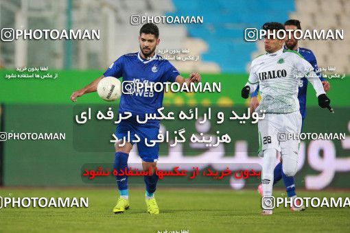 1549634, Tehran, , لیگ برتر فوتبال ایران، Persian Gulf Cup، Week 10، First Leg، Esteghlal 2 v 0 Aluminium Arak on 2021/01/04 at Azadi Stadium