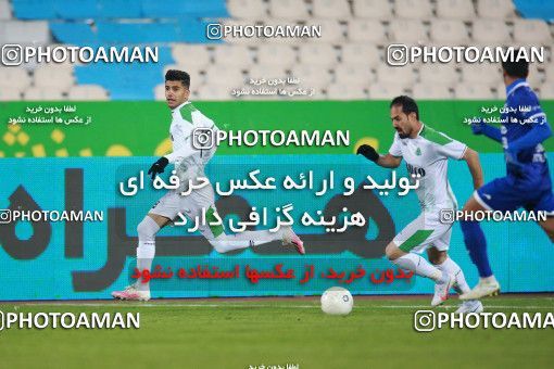 1549705, Tehran, , لیگ برتر فوتبال ایران، Persian Gulf Cup، Week 10، First Leg، Esteghlal 2 v 0 Aluminium Arak on 2021/01/04 at Azadi Stadium