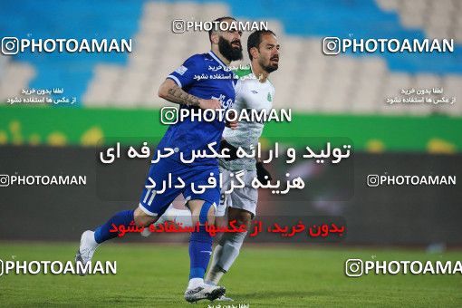 1549619, Tehran, , لیگ برتر فوتبال ایران، Persian Gulf Cup، Week 10، First Leg، Esteghlal 2 v 0 Aluminium Arak on 2021/01/04 at Azadi Stadium