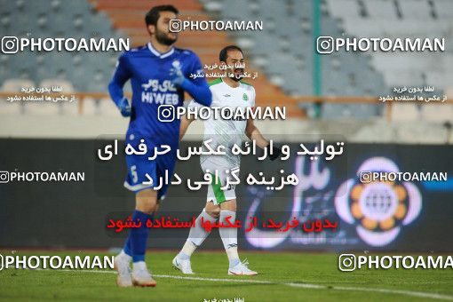 1549665, Tehran, , لیگ برتر فوتبال ایران، Persian Gulf Cup، Week 10، First Leg، Esteghlal 2 v 0 Aluminium Arak on 2021/01/04 at Azadi Stadium