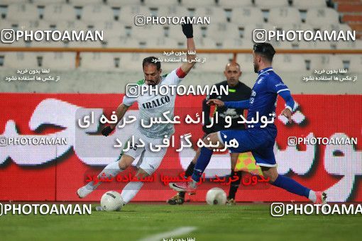 1549743, Tehran, , لیگ برتر فوتبال ایران، Persian Gulf Cup، Week 10، First Leg، Esteghlal 2 v 0 Aluminium Arak on 2021/01/04 at Azadi Stadium