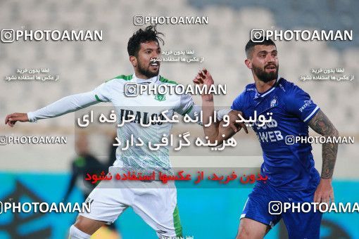 1549712, Tehran, , لیگ برتر فوتبال ایران، Persian Gulf Cup، Week 10، First Leg، Esteghlal 2 v 0 Aluminium Arak on 2021/01/04 at Azadi Stadium