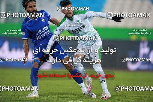 1549685, Tehran, , لیگ برتر فوتبال ایران، Persian Gulf Cup، Week 10، First Leg، Esteghlal 2 v 0 Aluminium Arak on 2021/01/04 at Azadi Stadium