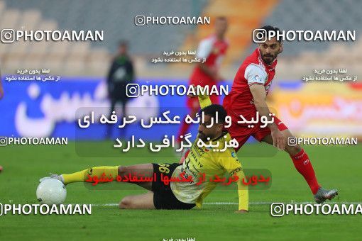 1553083, Tehran, Iran, لیگ برتر فوتبال ایران، Persian Gulf Cup، Week 7، First Leg، Persepolis 0 v 0 Sepahan on 2021/01/05 at Azadi Stadium