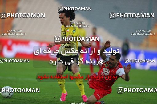 1553057, Tehran, Iran, لیگ برتر فوتبال ایران، Persian Gulf Cup، Week 7، First Leg، Persepolis 0 v 0 Sepahan on 2021/01/05 at Azadi Stadium