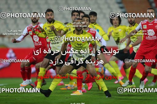 1553058, Tehran, Iran, لیگ برتر فوتبال ایران، Persian Gulf Cup، Week 7، First Leg، Persepolis 0 v 0 Sepahan on 2021/01/05 at Azadi Stadium