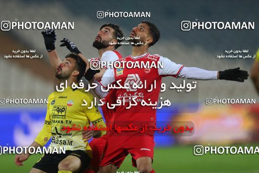 1553068, Tehran, Iran, لیگ برتر فوتبال ایران، Persian Gulf Cup، Week 7، First Leg، Persepolis 0 v 0 Sepahan on 2021/01/05 at Azadi Stadium
