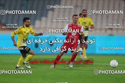 1553078, Tehran, Iran, لیگ برتر فوتبال ایران، Persian Gulf Cup، Week 7، First Leg، Persepolis 0 v 0 Sepahan on 2021/01/05 at Azadi Stadium