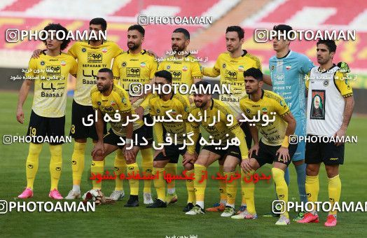 1550883, Tehran, Iran, لیگ برتر فوتبال ایران، Persian Gulf Cup، Week 7، First Leg، Persepolis 0 v 0 Sepahan on 2021/01/05 at Azadi Stadium