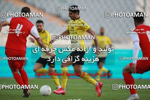 1550897, Tehran, Iran, لیگ برتر فوتبال ایران، Persian Gulf Cup، Week 7، First Leg، Persepolis 0 v 0 Sepahan on 2021/01/05 at Azadi Stadium