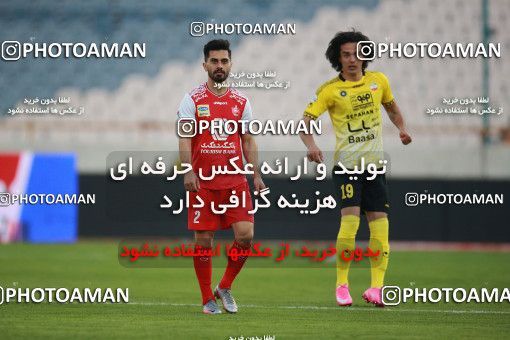 1550917, Tehran, Iran, لیگ برتر فوتبال ایران، Persian Gulf Cup، Week 7، First Leg، Persepolis 0 v 0 Sepahan on 2021/01/05 at Azadi Stadium