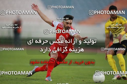 1550957, Tehran, Iran, لیگ برتر فوتبال ایران، Persian Gulf Cup، Week 7، First Leg، Persepolis 0 v 0 Sepahan on 2021/01/05 at Azadi Stadium