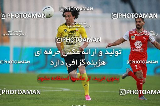 1550863, Tehran, Iran, لیگ برتر فوتبال ایران، Persian Gulf Cup، Week 7، First Leg، Persepolis 0 v 0 Sepahan on 2021/01/05 at Azadi Stadium