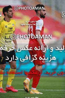1550802, Tehran, Iran, لیگ برتر فوتبال ایران، Persian Gulf Cup، Week 7، First Leg، Persepolis 0 v 0 Sepahan on 2021/01/05 at Azadi Stadium