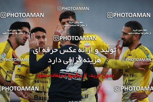 1550991, Tehran, Iran, لیگ برتر فوتبال ایران، Persian Gulf Cup، Week 7، First Leg، Persepolis 0 v 0 Sepahan on 2021/01/05 at Azadi Stadium
