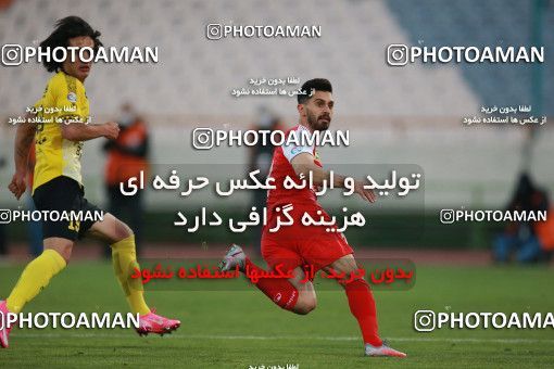 1550984, Tehran, Iran, لیگ برتر فوتبال ایران، Persian Gulf Cup، Week 7، First Leg، Persepolis 0 v 0 Sepahan on 2021/01/05 at Azadi Stadium