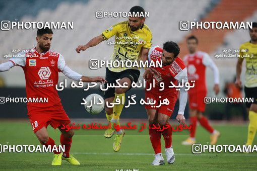 1550953, Tehran, Iran, لیگ برتر فوتبال ایران، Persian Gulf Cup، Week 7، First Leg، Persepolis 0 v 0 Sepahan on 2021/01/05 at Azadi Stadium