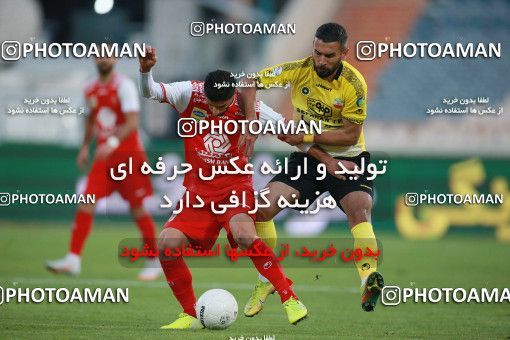 1550910, Tehran, Iran, لیگ برتر فوتبال ایران، Persian Gulf Cup، Week 7، First Leg، Persepolis 0 v 0 Sepahan on 2021/01/05 at Azadi Stadium