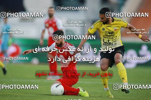 1550789, Tehran, Iran, لیگ برتر فوتبال ایران، Persian Gulf Cup، Week 7، First Leg، Persepolis 0 v 0 Sepahan on 2021/01/05 at Azadi Stadium