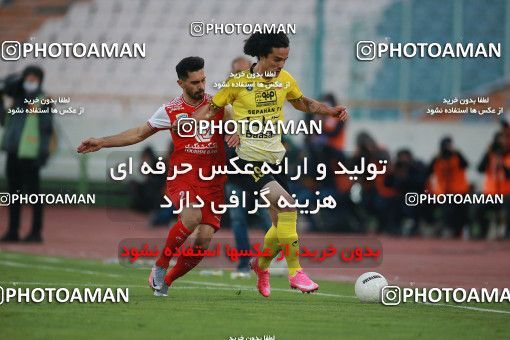 1550840, Tehran, Iran, لیگ برتر فوتبال ایران، Persian Gulf Cup، Week 7، First Leg، Persepolis 0 v 0 Sepahan on 2021/01/05 at Azadi Stadium