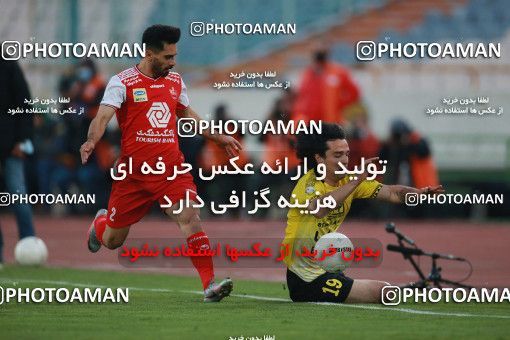 1550847, Tehran, Iran, لیگ برتر فوتبال ایران، Persian Gulf Cup، Week 7، First Leg، Persepolis 0 v 0 Sepahan on 2021/01/05 at Azadi Stadium