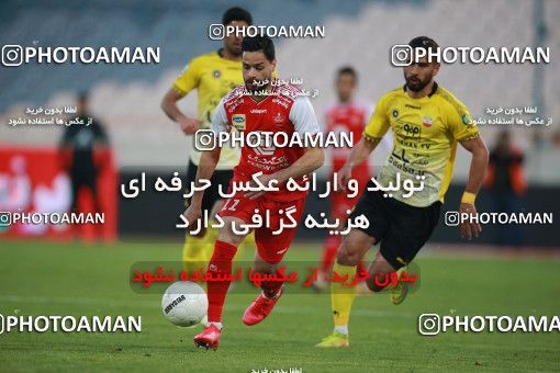 1550971, Tehran, Iran, لیگ برتر فوتبال ایران، Persian Gulf Cup، Week 7، First Leg، Persepolis 0 v 0 Sepahan on 2021/01/05 at Azadi Stadium