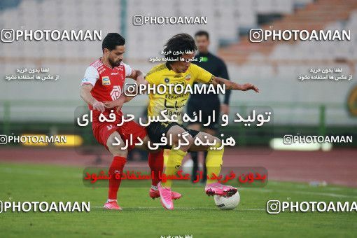 1550961, Tehran, Iran, لیگ برتر فوتبال ایران، Persian Gulf Cup، Week 7، First Leg، Persepolis 0 v 0 Sepahan on 2021/01/05 at Azadi Stadium